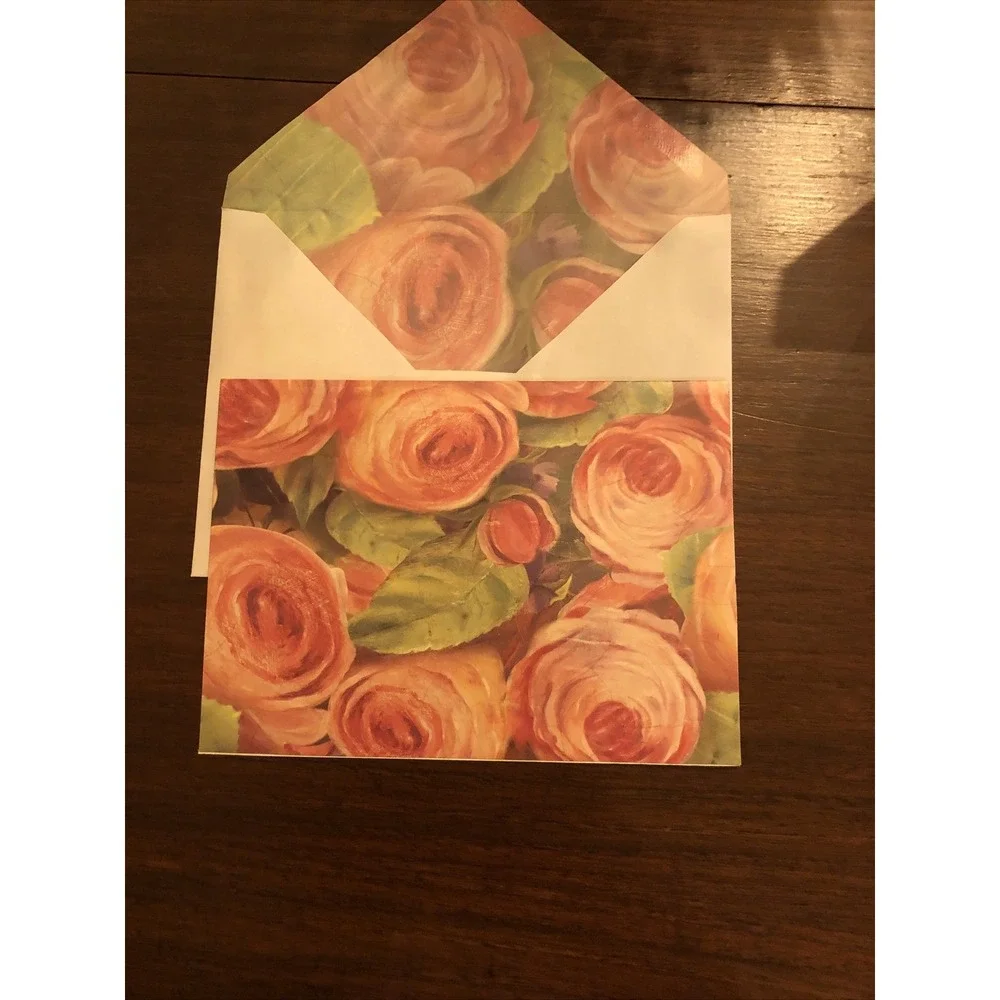 Flora Bella Stationary Box W/16 Writing Paper W/env, 15 Notecards W/envelopes